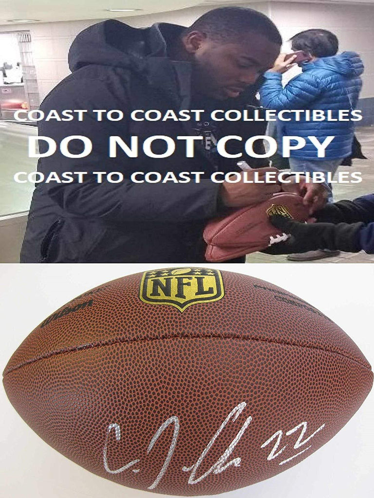CJ Anderson LA Rams,Broncos, Cal Bears,signed,autographed,Duke Football,proof COA