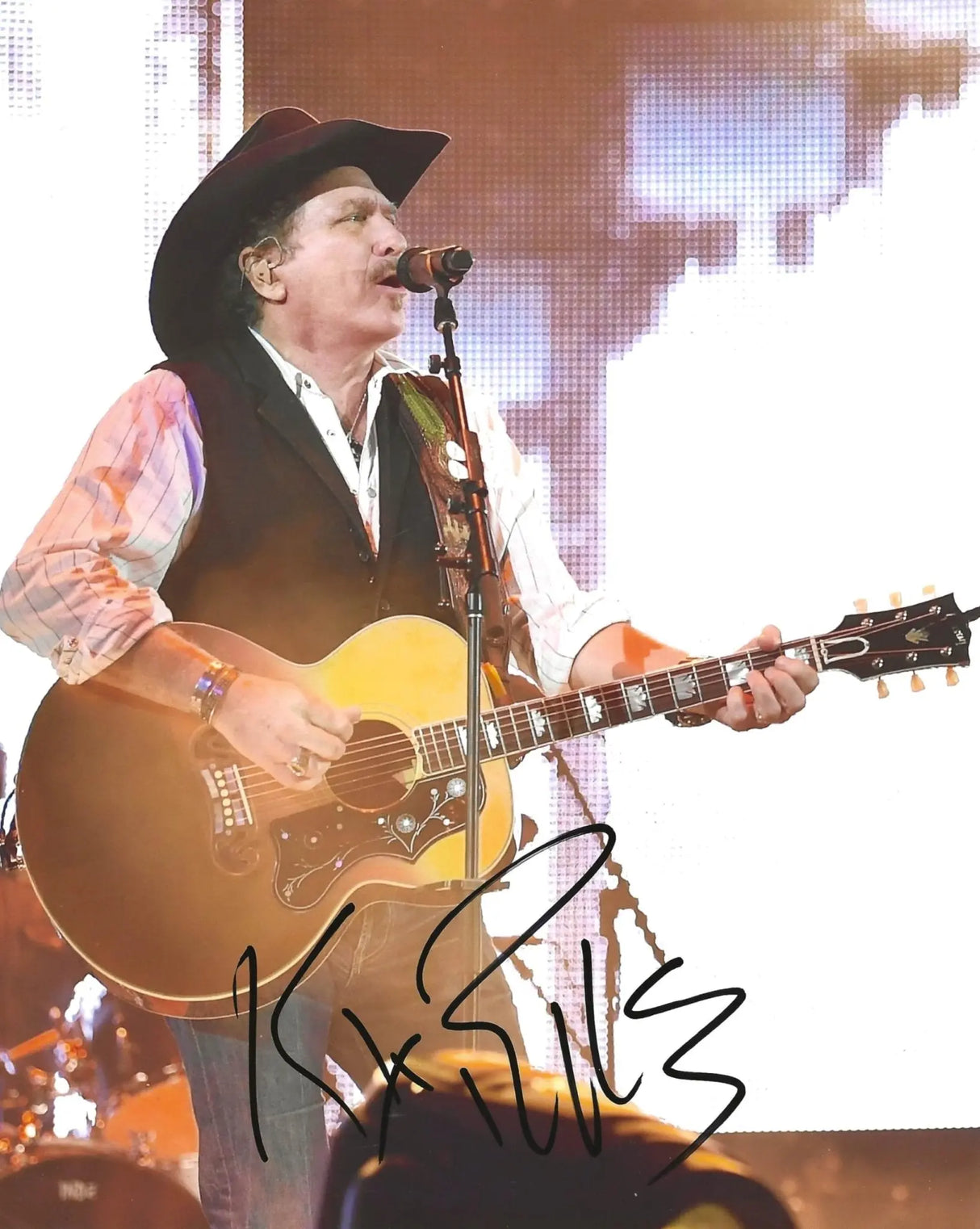 Kix Brooks Country Star signed Brooks & Dunn 8x10 photo COA proof autographed Star