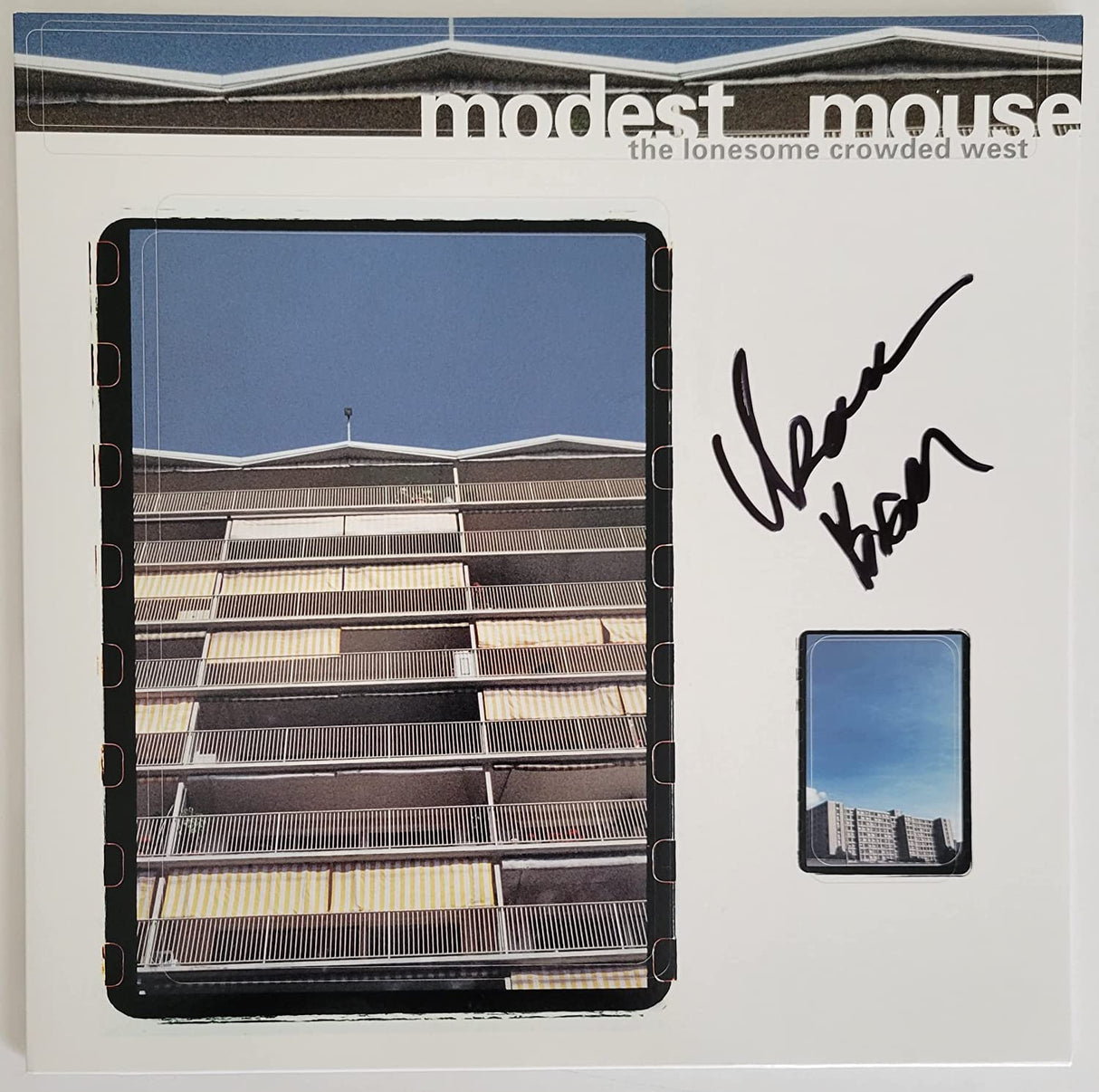 Isaac Brock signed Modest Mouse The Lonesome Crowded West album, vinyl COA Proof STAR