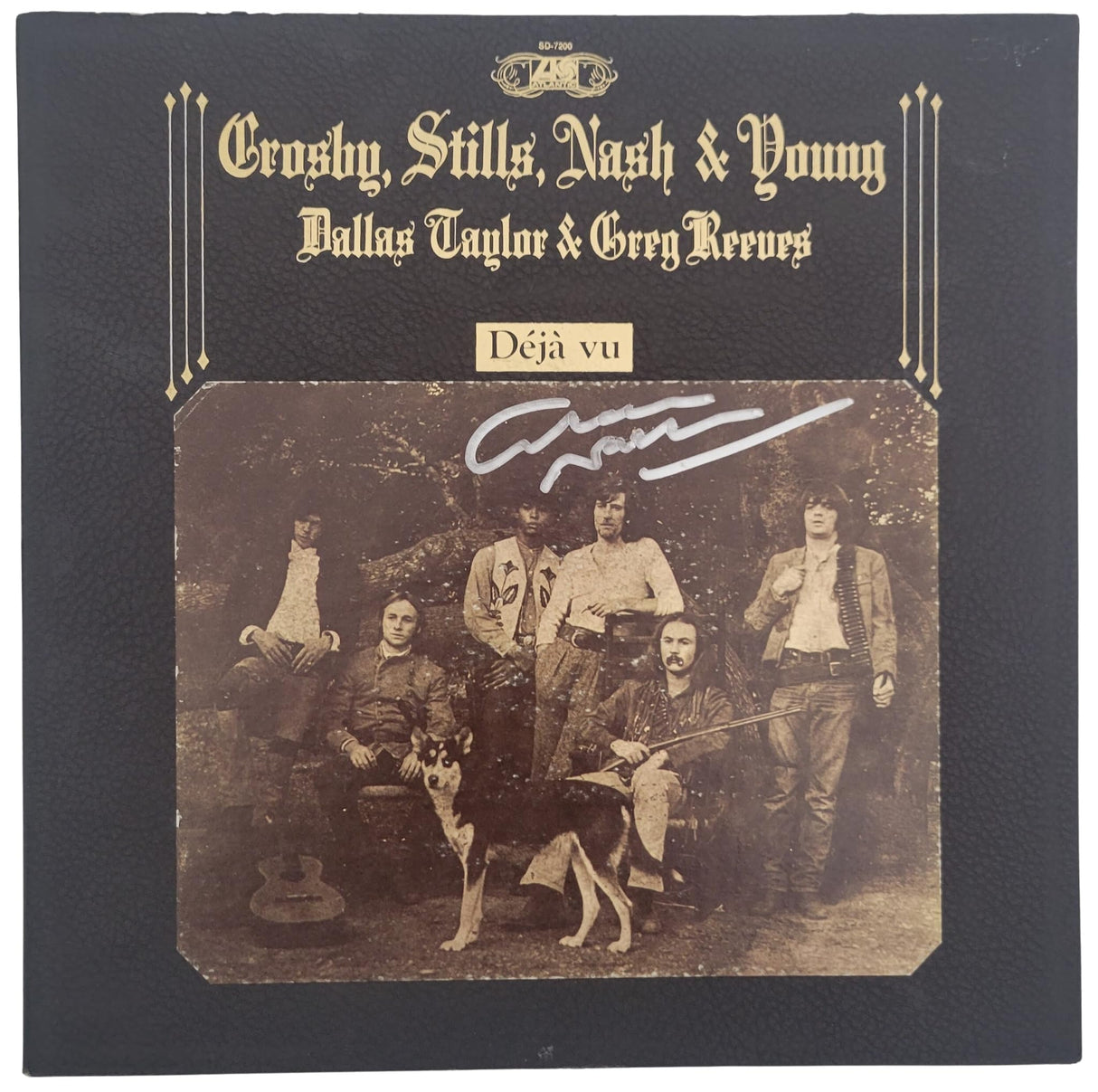 Graham Nash Signed Crosby Stills Nash & Young Deja Vu Album Vinyl COA Proof STAR