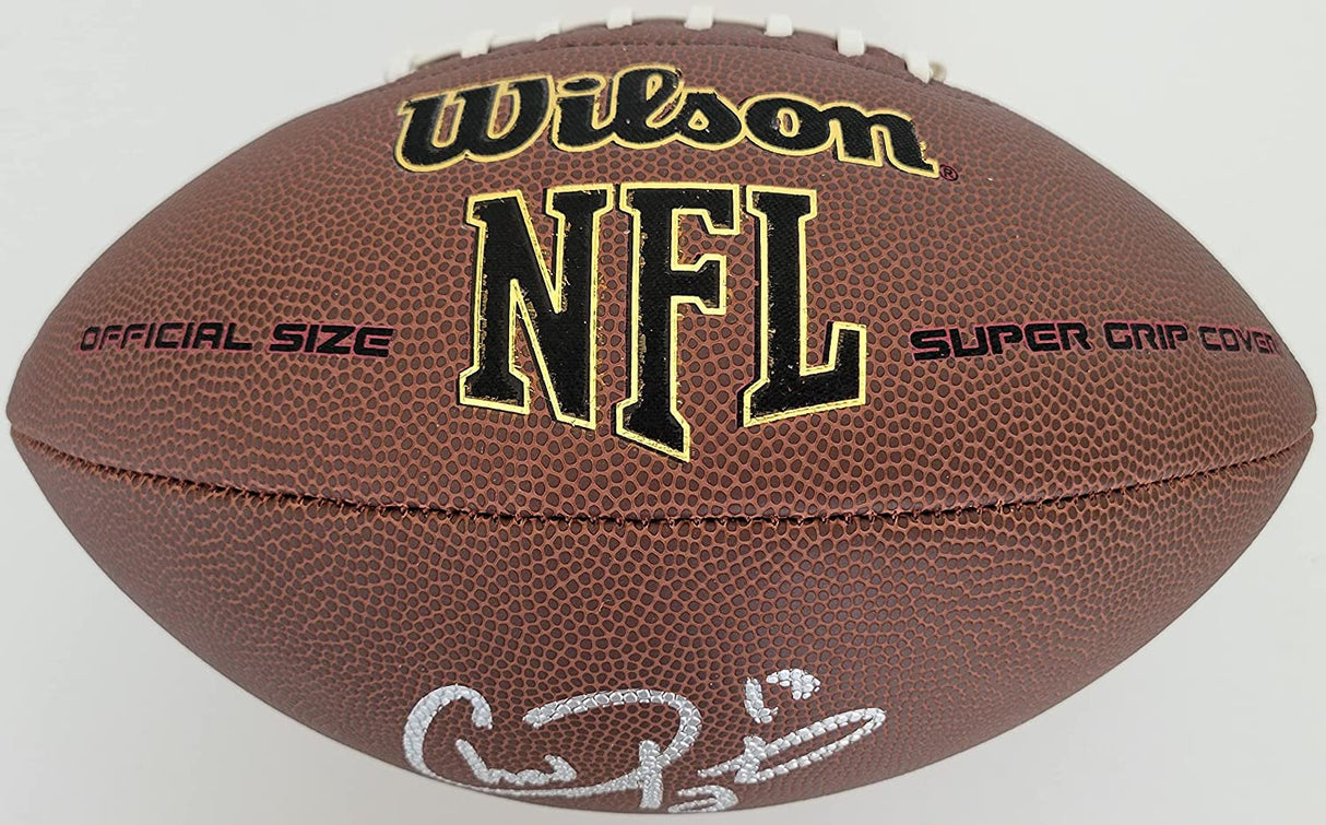 Chad Pennington New York Jets Marshall signed football COA proof autographed