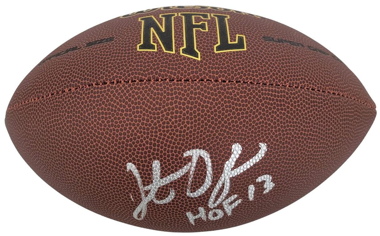 Jonathan Ogden Baltimore Ravens UCLA signed NFL football proof COA autographed