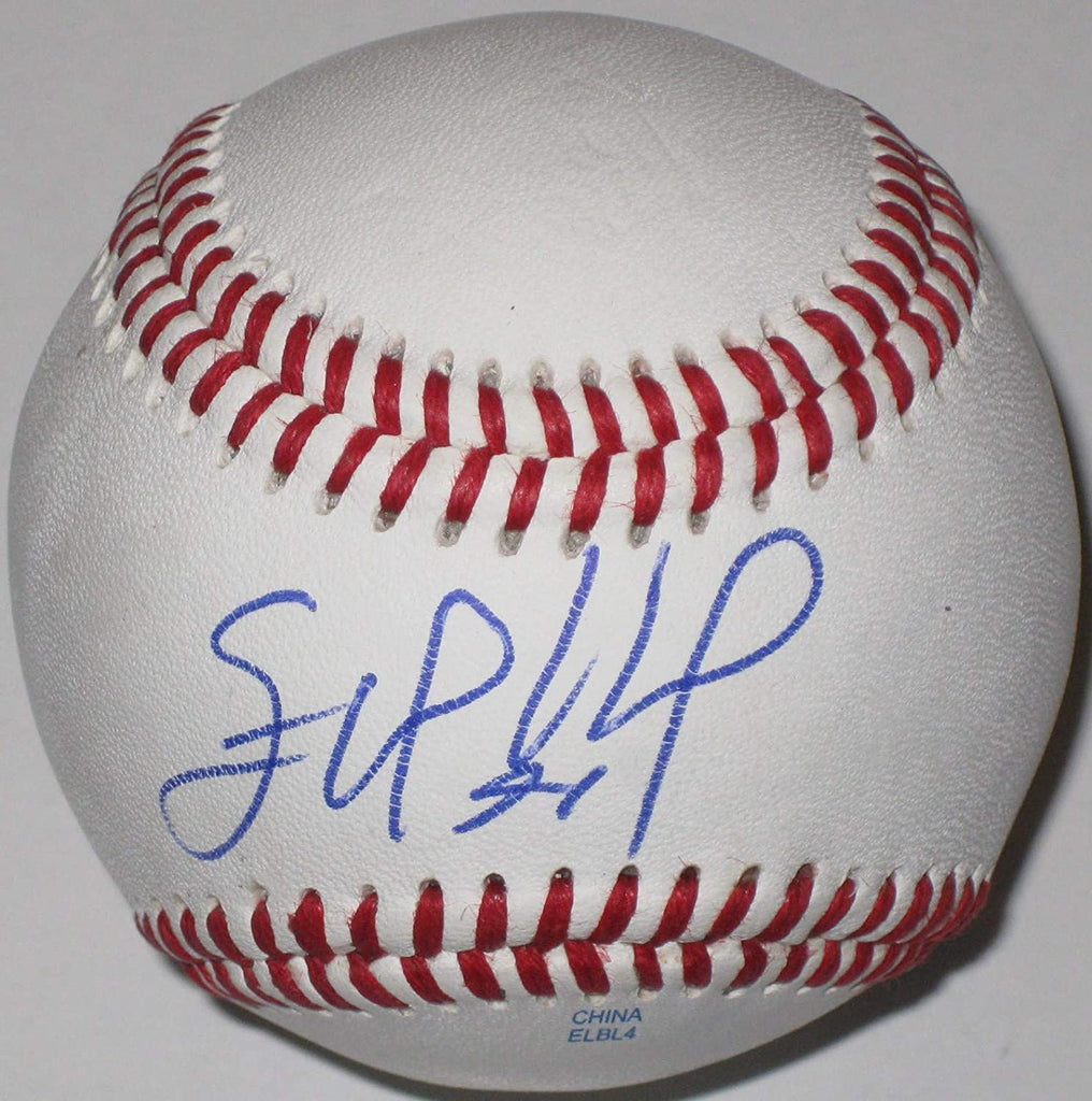 Edinson Volquez Texas Rangers KC Royals signed autographed baseball COA proof