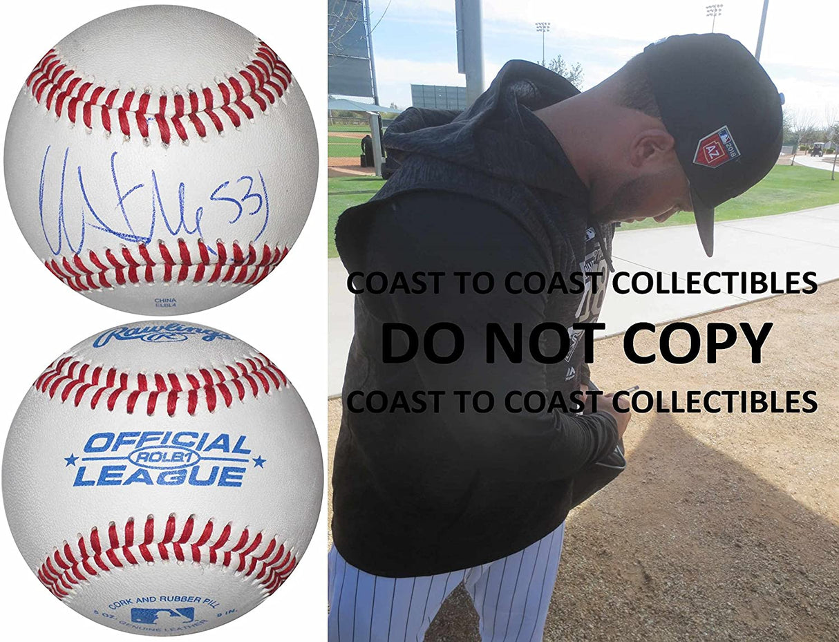 Welington Castillo Nationals Cubs White Sox signed autographed baseball proof