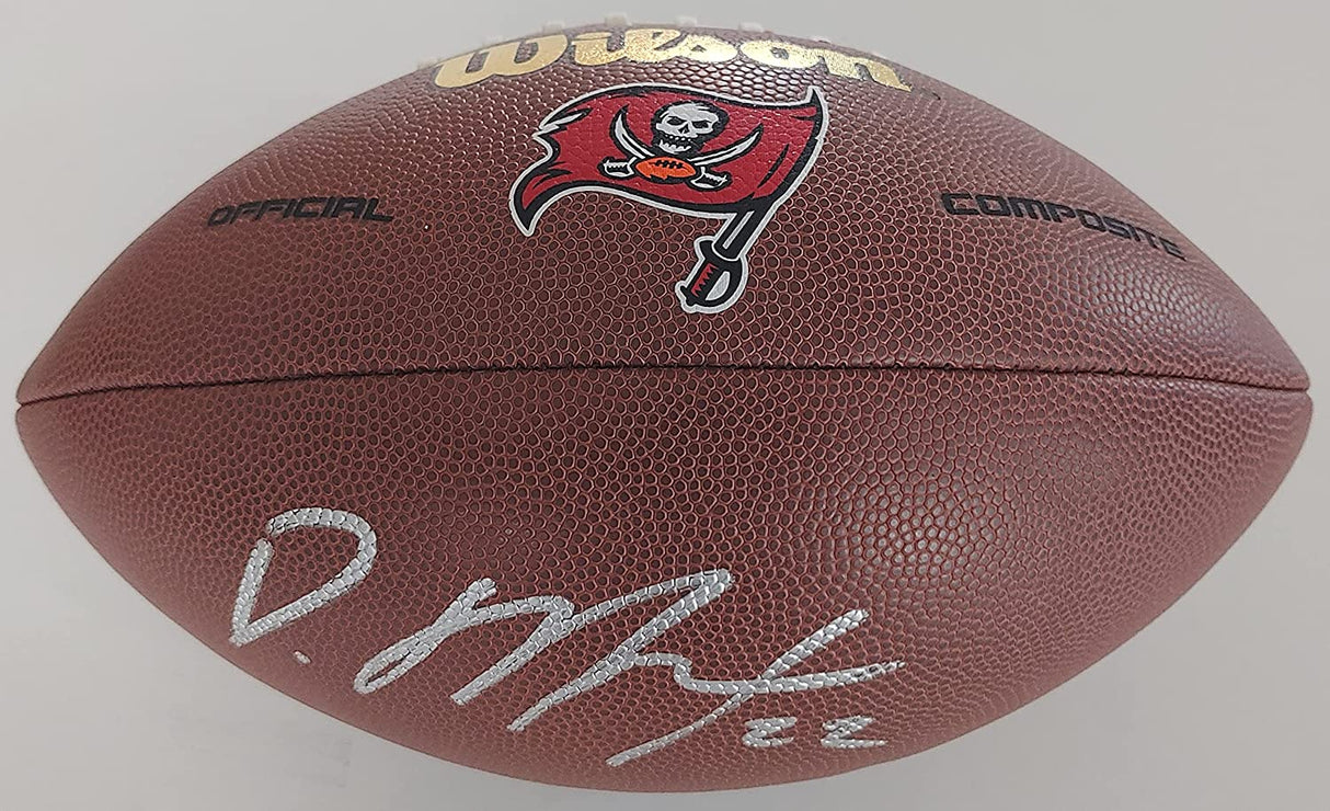 Doug Martin signed autographed Tampa Bay Buccaneers logo football COA proof