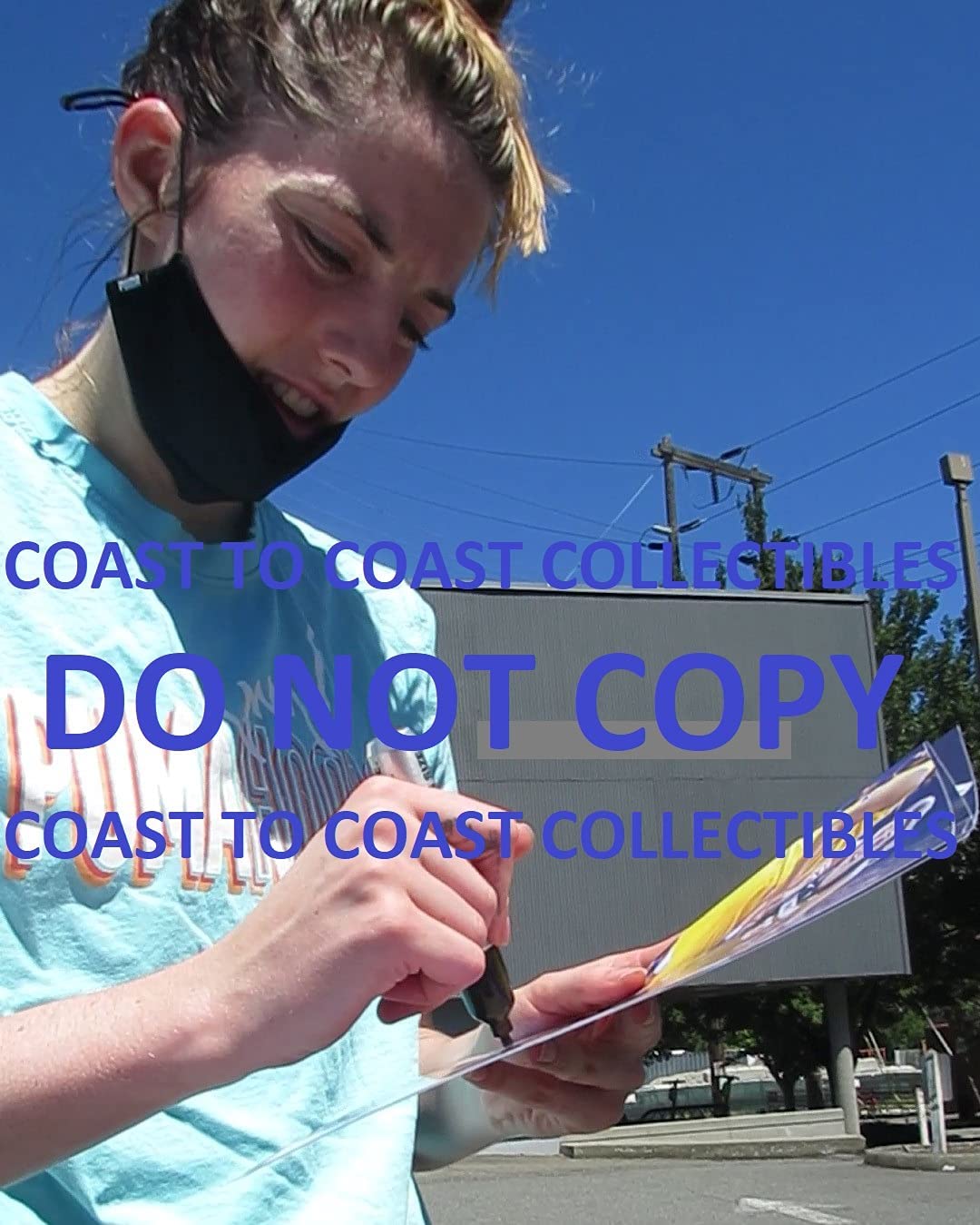 Katie Lou Samuelson signed autographed UConn Huskies basketball 8x10 photo COA proof.