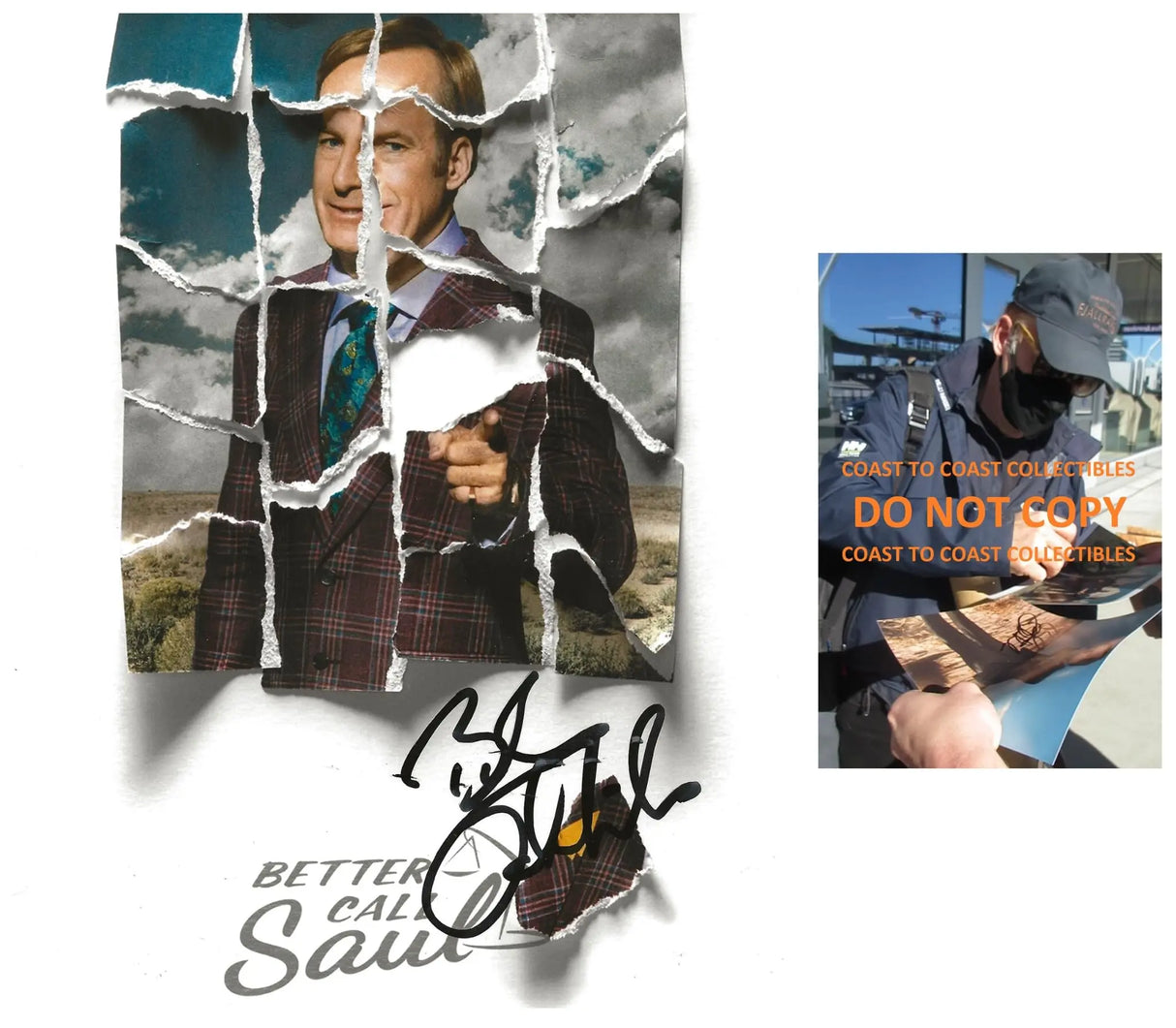Bob Odenkirk signed Saul Goodman Better call Saul 8x10 photo COA Proof autographed STAR