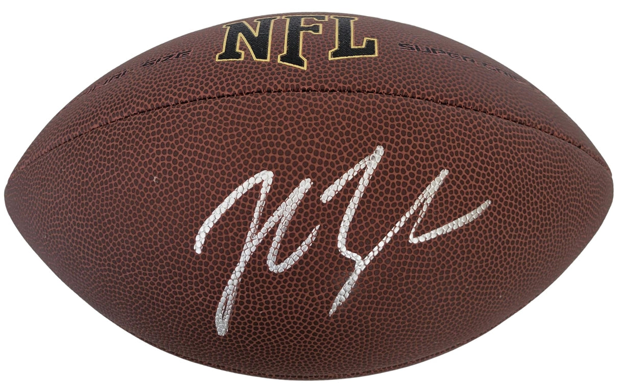 John Lynch Buccaneers Broncos 49ers signed NFL football proof COA autographed