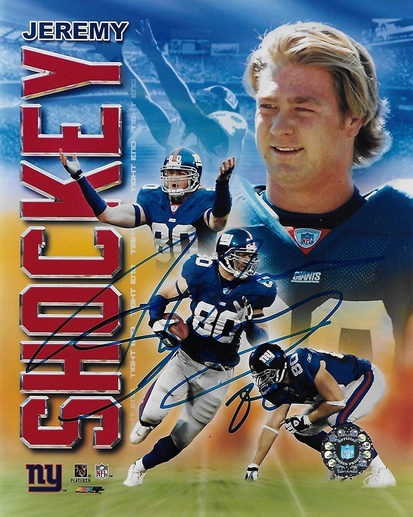 Jeremy Shockey New York Giants signed autographed 8x10 Photo, COA