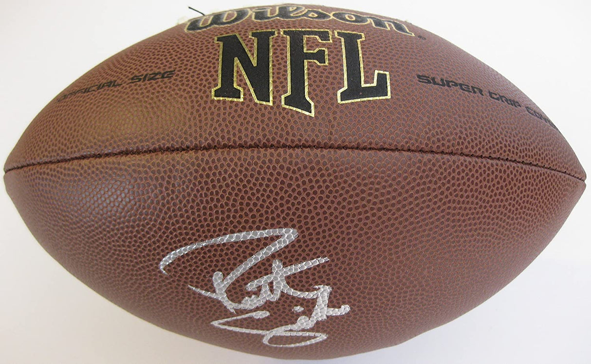 Robert Smith Vikings Ohio State signed NFL football proof Beckett COA autographed