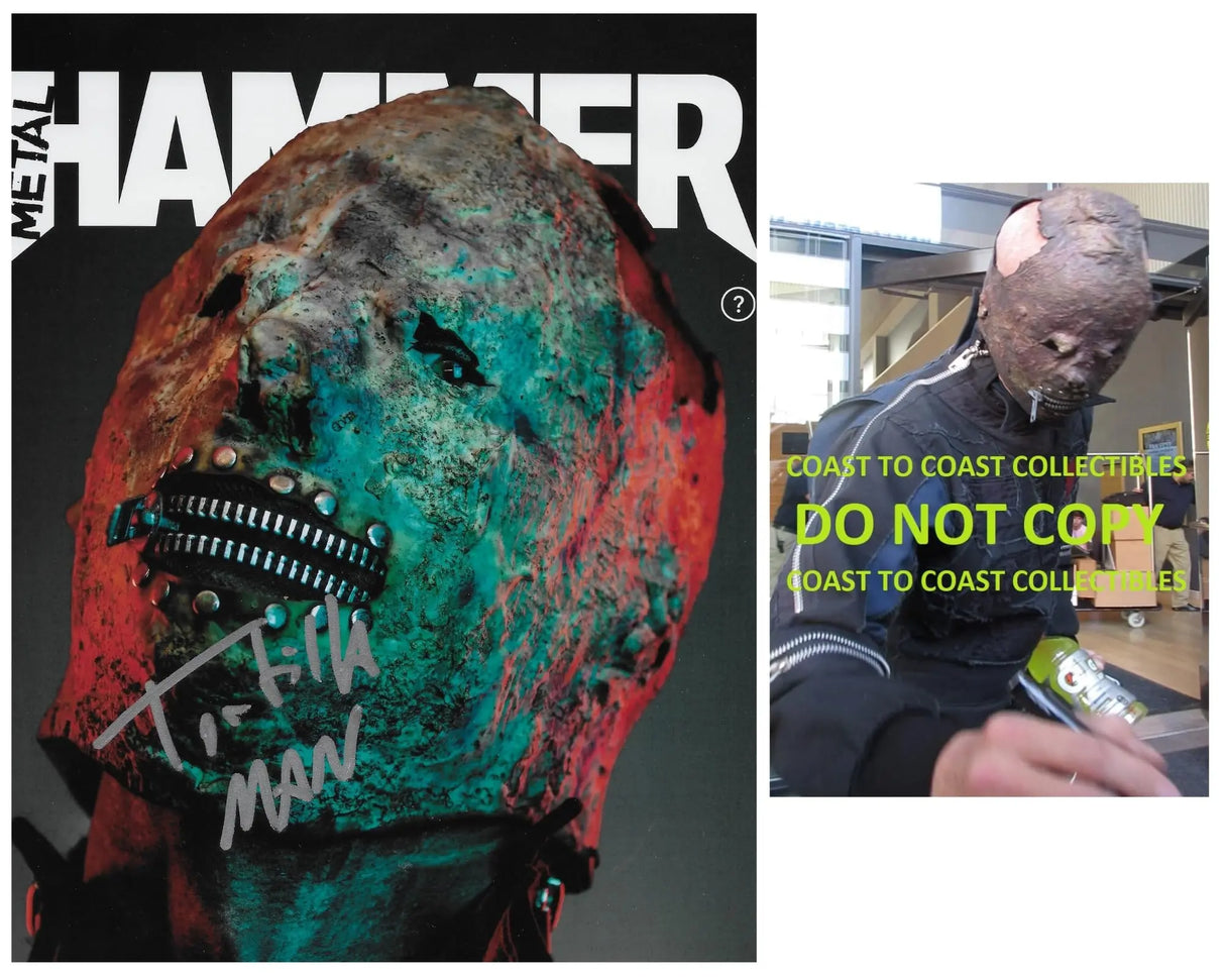 Tortilla Man Slipknot metal band signed 8X10 photo COA Proof autographed STAR