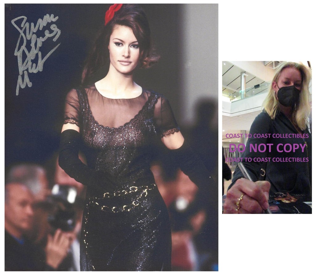 Susan Holmes McKagan model signed 8x10 photo proof COA autographed. Star