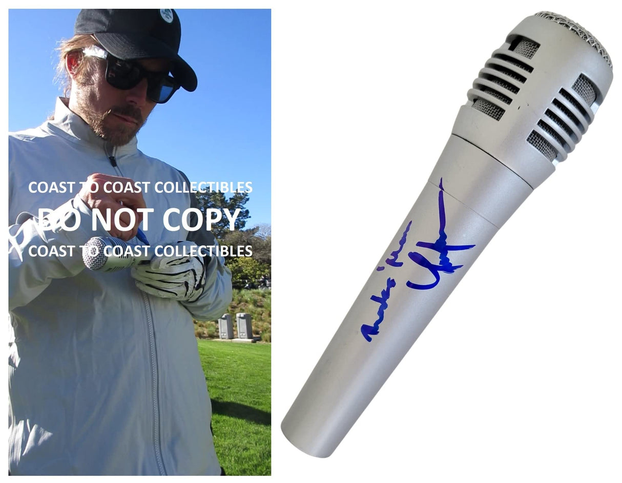 Lukas Nelson Country Rock star signed Microphone COA proof autographed mic