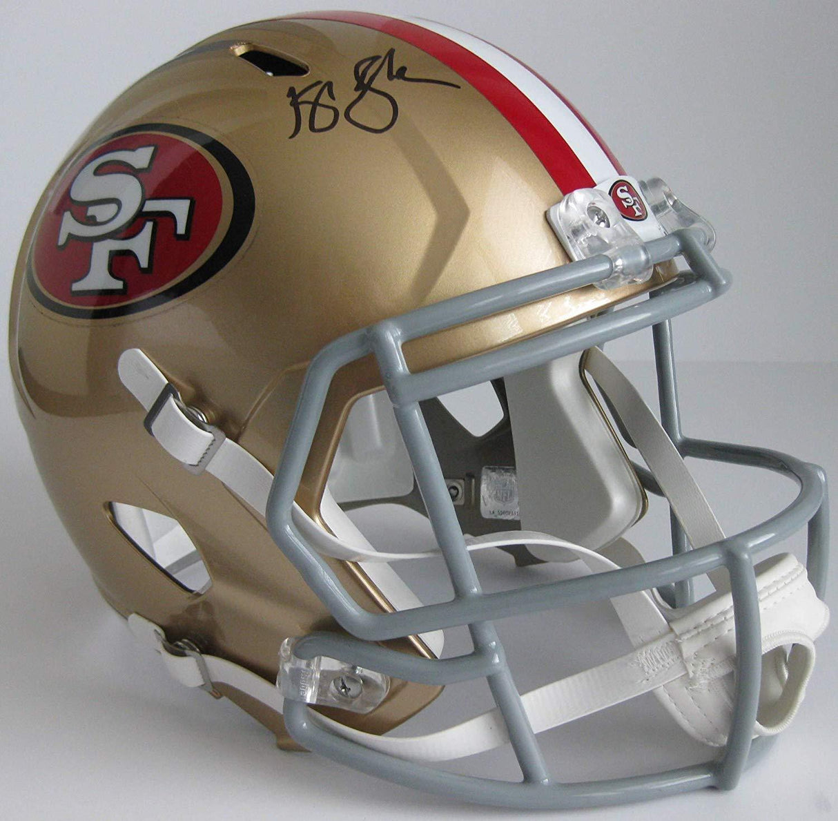 Kyle Shanahan San Francisco 49ers signed, autographed full size helmet,exact proof COA