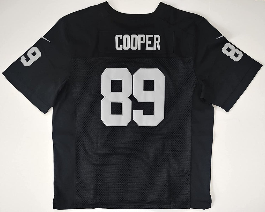 Amari Cooper signed Oakland Raiders football jersey proof Beckett COA autograph