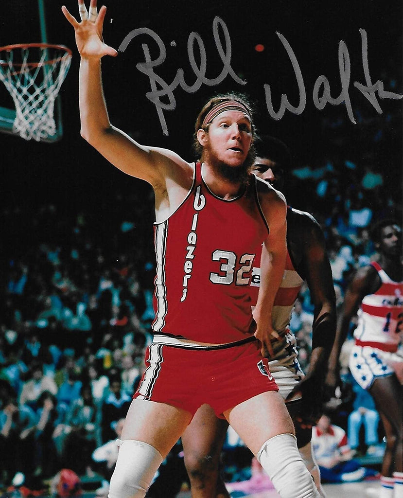 Bill Walton Portland Trail Blazers signed, autographed Basketball 8x10 photo, exact proof COA