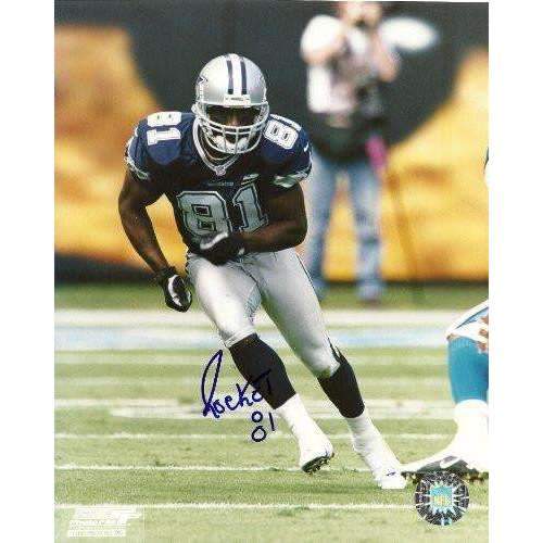Raghib Ismail, Rocket Ismail, Dallas Cowboys, Notre Dame, Signed, Autographed, 8x10 Photo, Coa, Rare Hard Photo to Find
