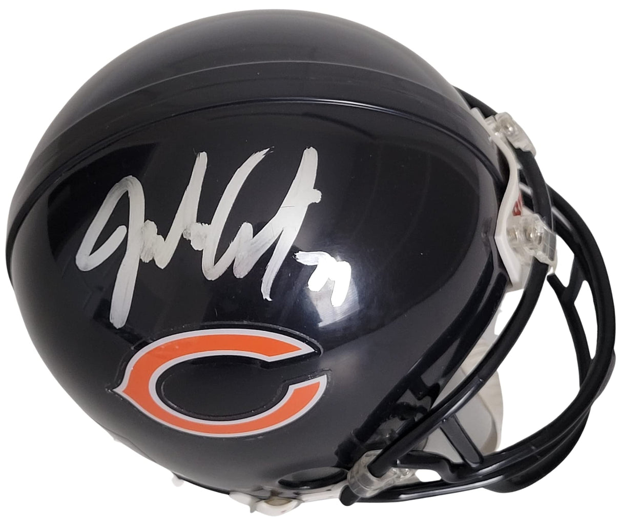 Jim Covert HOF signed Chicago Bears football mini helmet proof COA autographed
