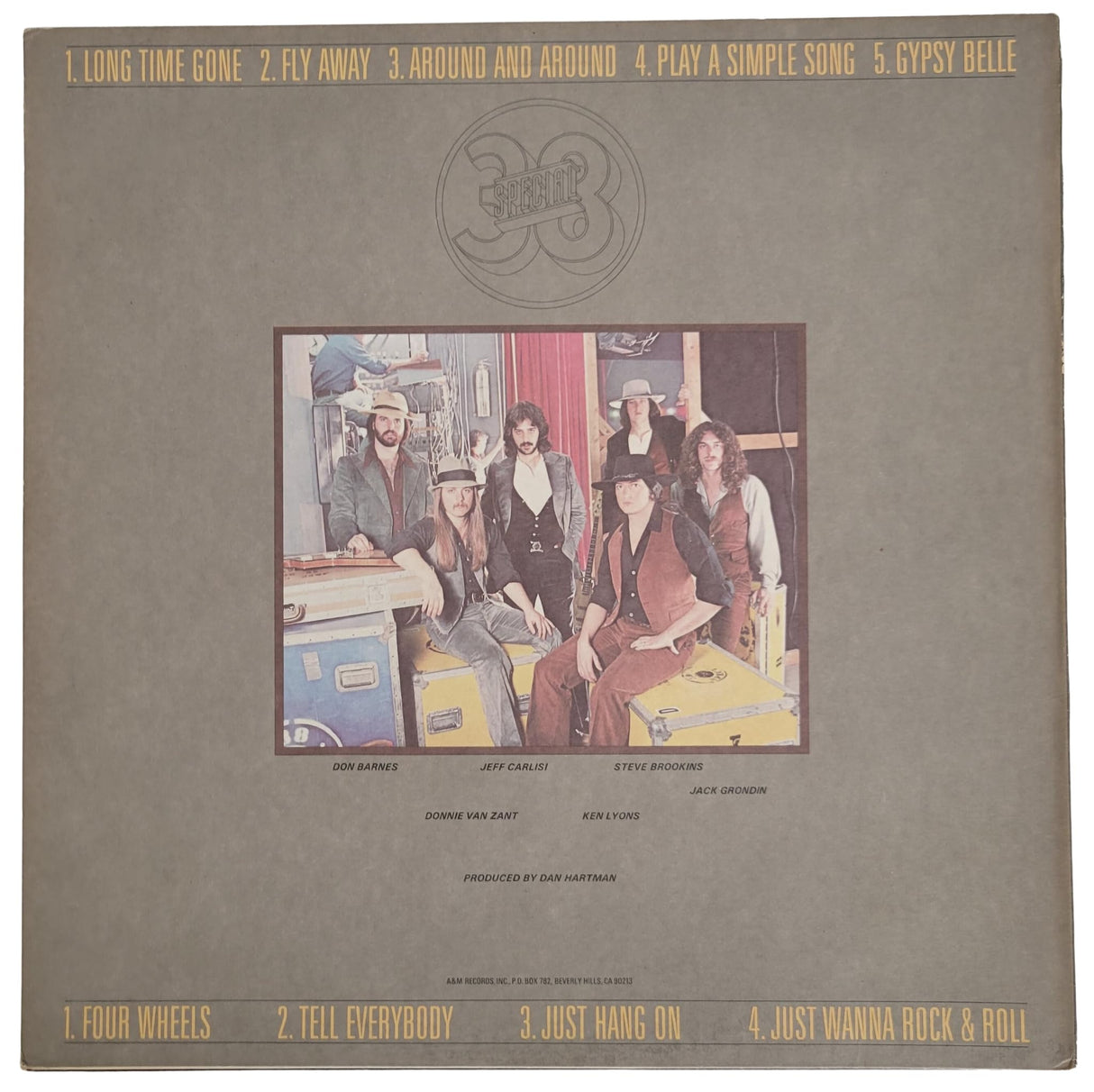 Don Barnes Signed 38 Special Album COA Proof Autographed Vinyl STAR