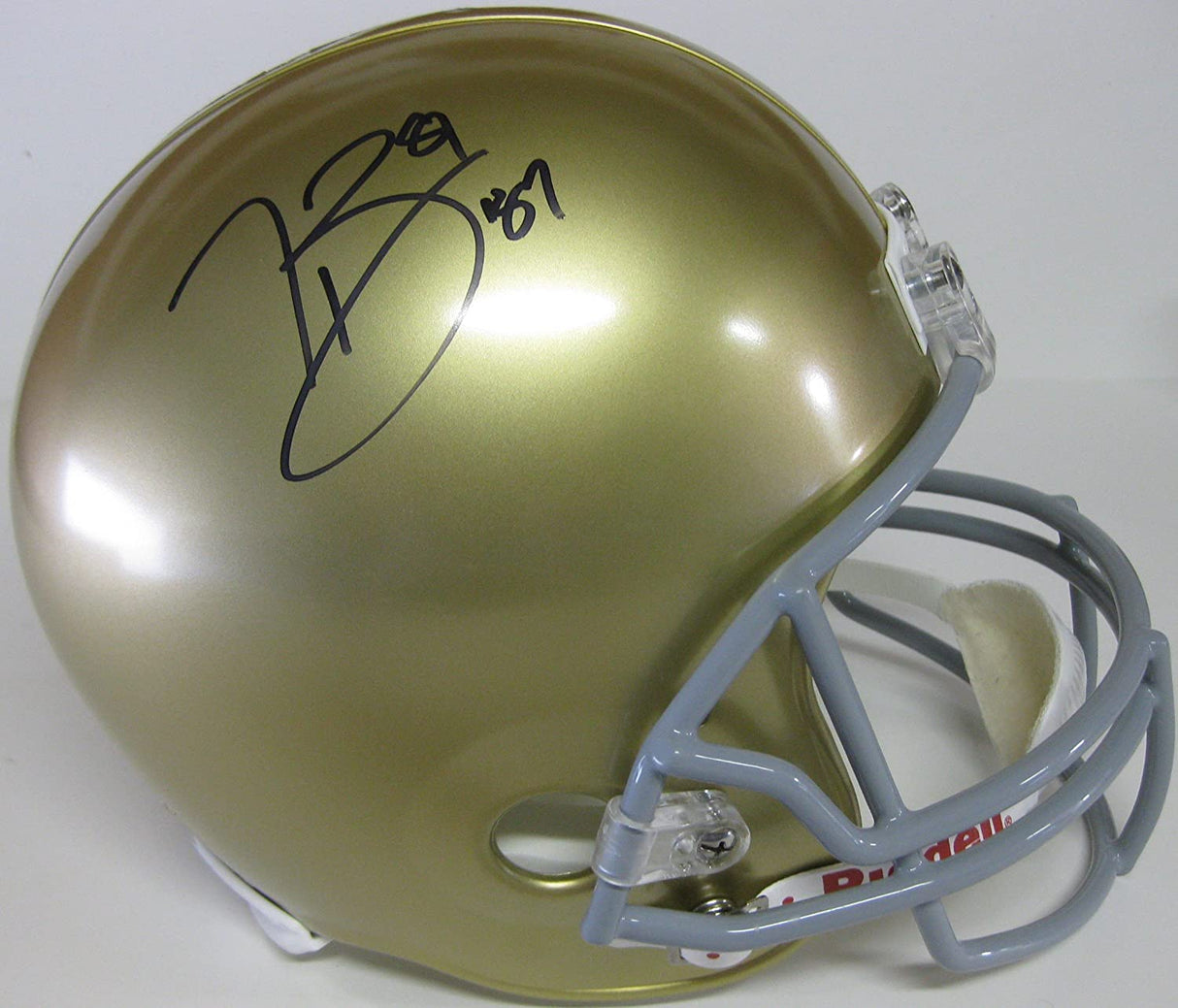 Tim Brown Heisman signed Notre Dame Fighting Irish full size helmet proof Beckett COA