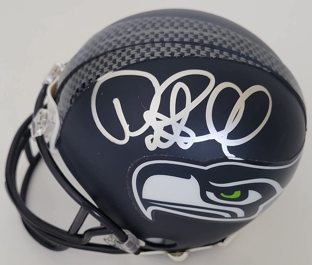 Pete Carroll signed Seattle Seahawks mini football helmet proof COA autographed