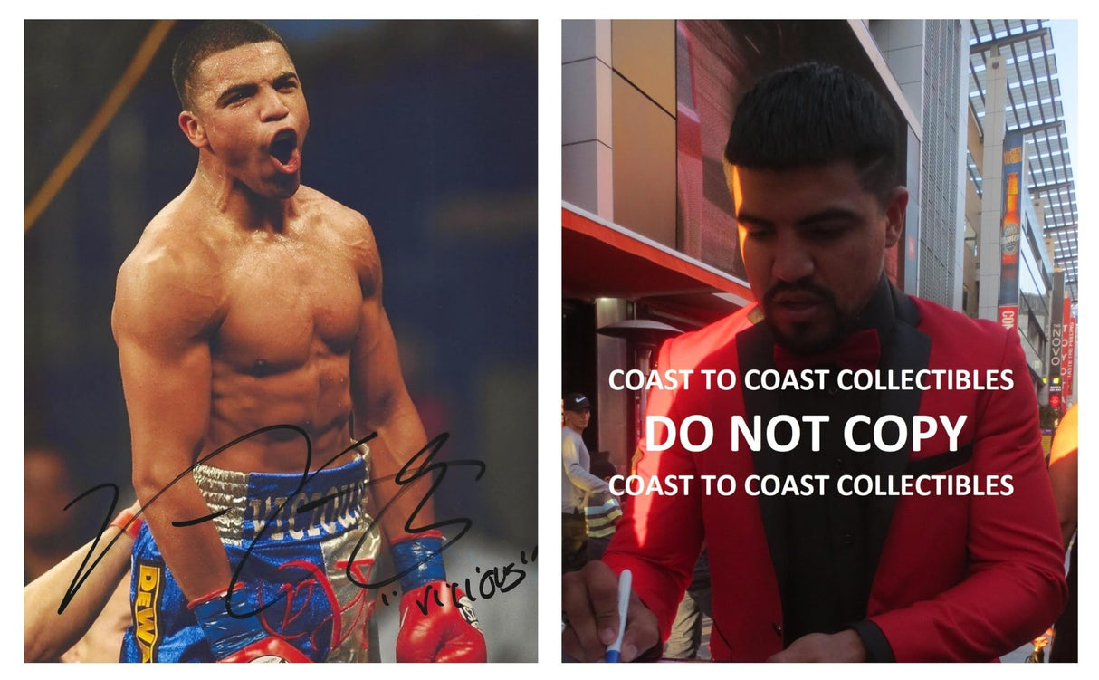 Victor Ortiz Boxing Champion signed 8x10 photo COA Proof autographed.