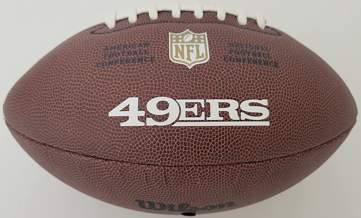 Steve Young signed autographed San Francisco 49ers logo football COA exact proof