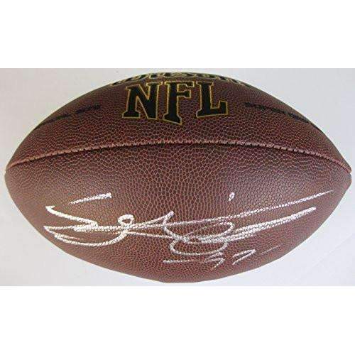 Everson Griffen Minnesota Vikings, USC Trojans, Signed, Autographed, NFL Football, a COA with the Proof Photo of Everson Signing Will Be Included