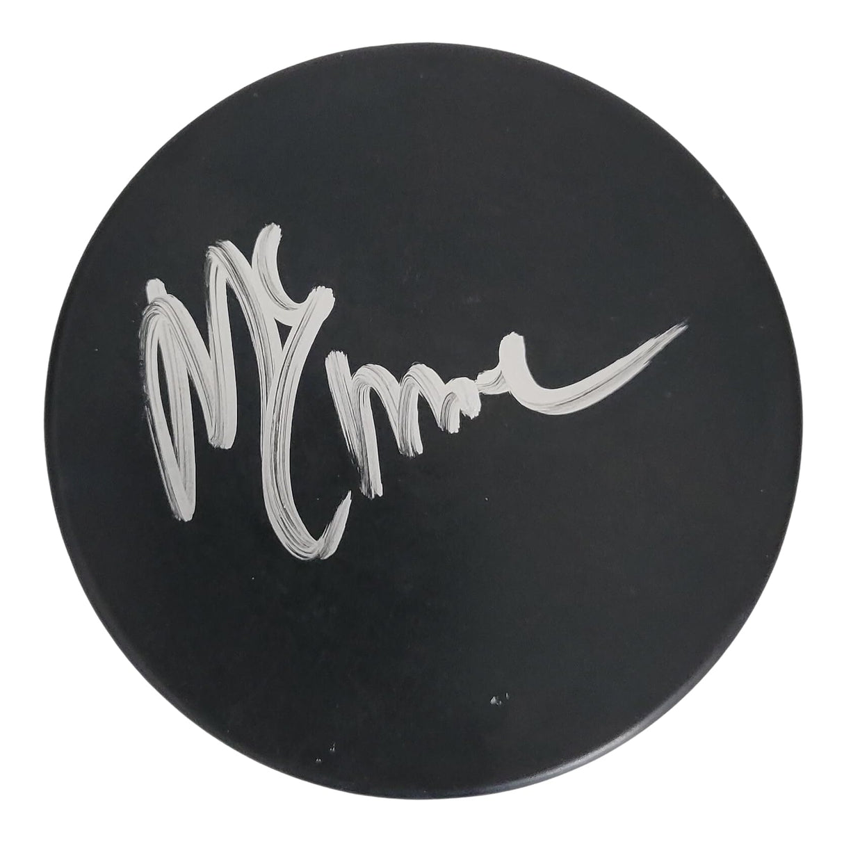 Mike Eruzione USA gold 1980 winter Olympics signed Hockey Puck proof COA