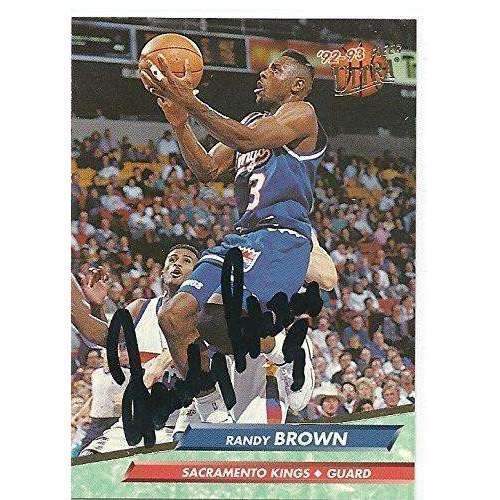 1993, Randy Brown, Sacramento Kings, Signed, Autographed, Ultra Fleer Basketball Card, Card # 347,