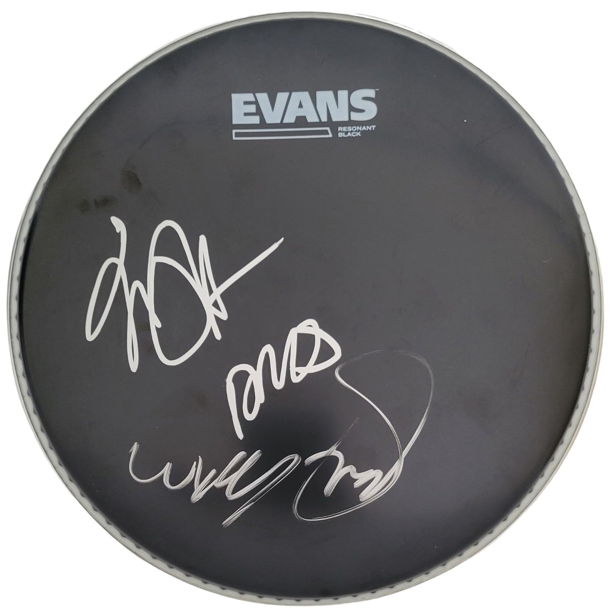 Fugees Signed 10'' Drumhead Proof Autographed Lauryn Hill,Pras Michel,Wyclef Jean