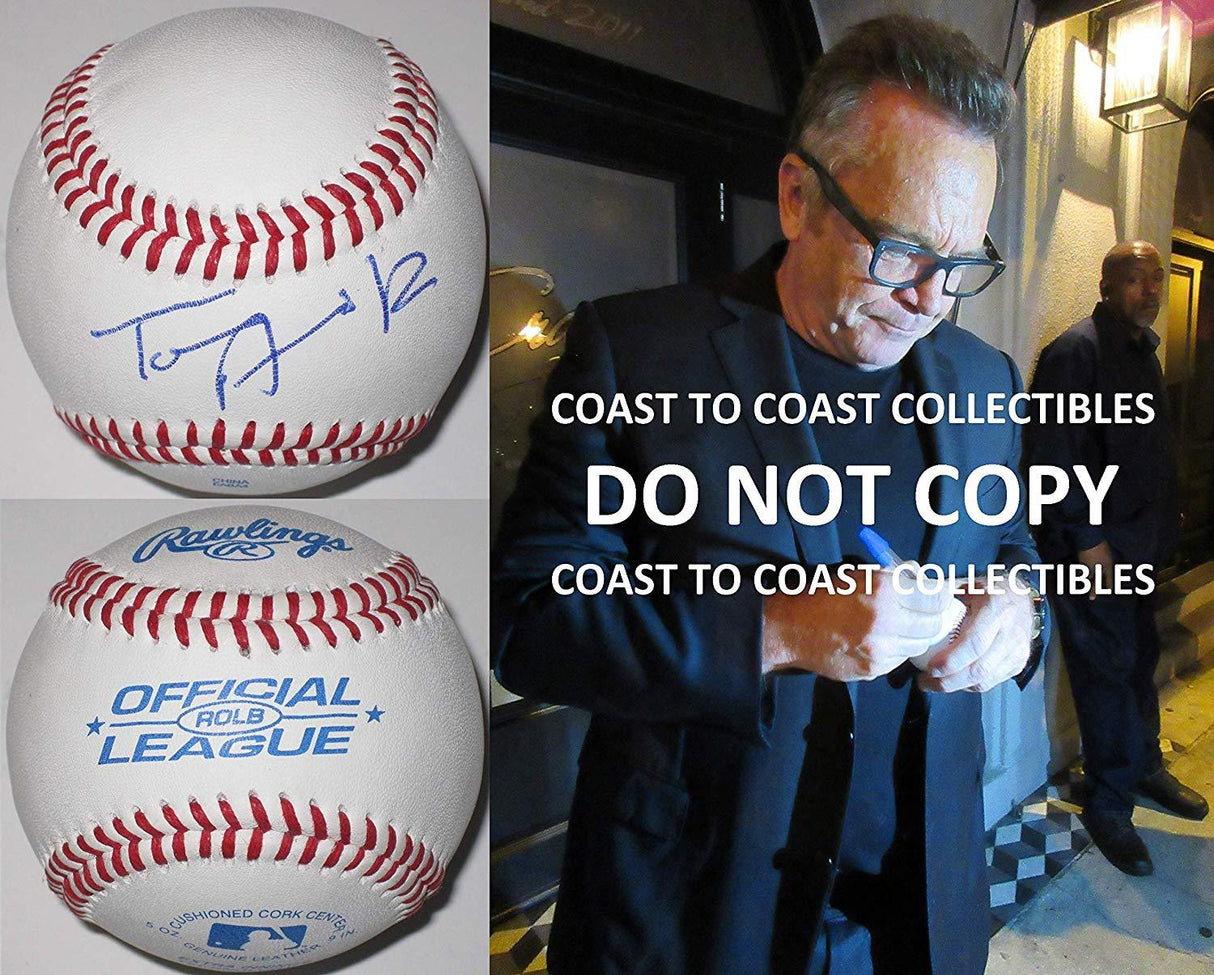 Tom Arnold, Actor, Comedian, signed, autographed, Baseball, COA with proof.Star