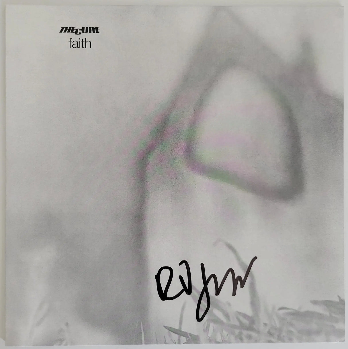 Robert Smith signed The Cure Faith album, Vinyl Record COA exact proof Star