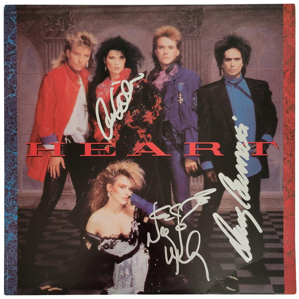 Nancy Wilson Ann Wilson signed Heart album proof COA autographed Denny Carmassi Vinyl Record STAR