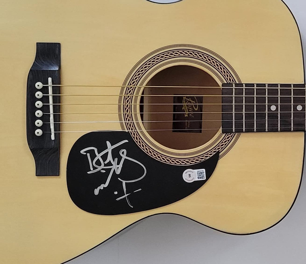 Bret Michaels Poison signed acoustic guitar Something To Believe in Beckett COA autograph Star