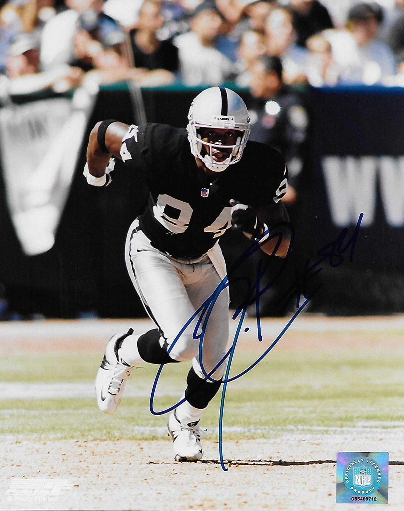 Jerry Porter Oakland Raiders signed autographed, 8x10 Photo. COA