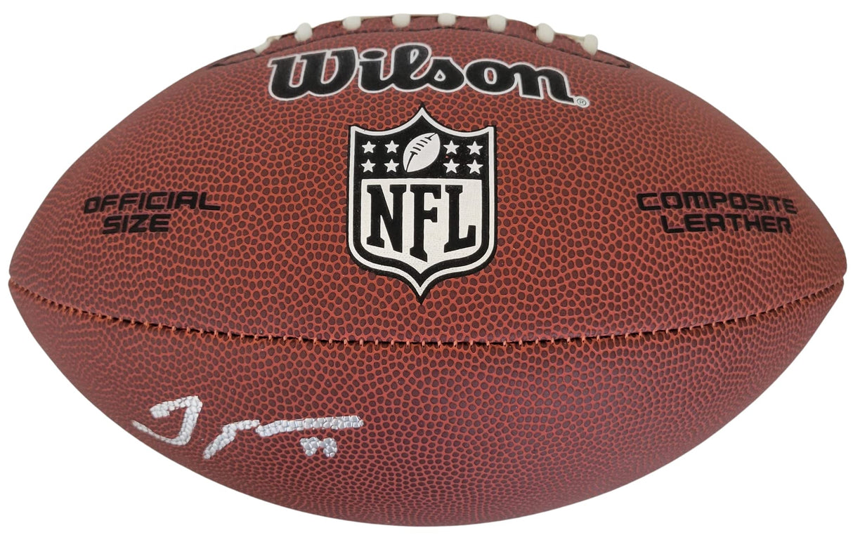 Tremaine Edmunds Chicago Bears Buffalo Bills signed football COA proof autograph