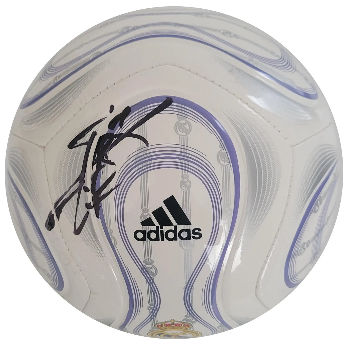 Gareth Bale signed Real Madrid logo Soccer ball COA exact proof autographed