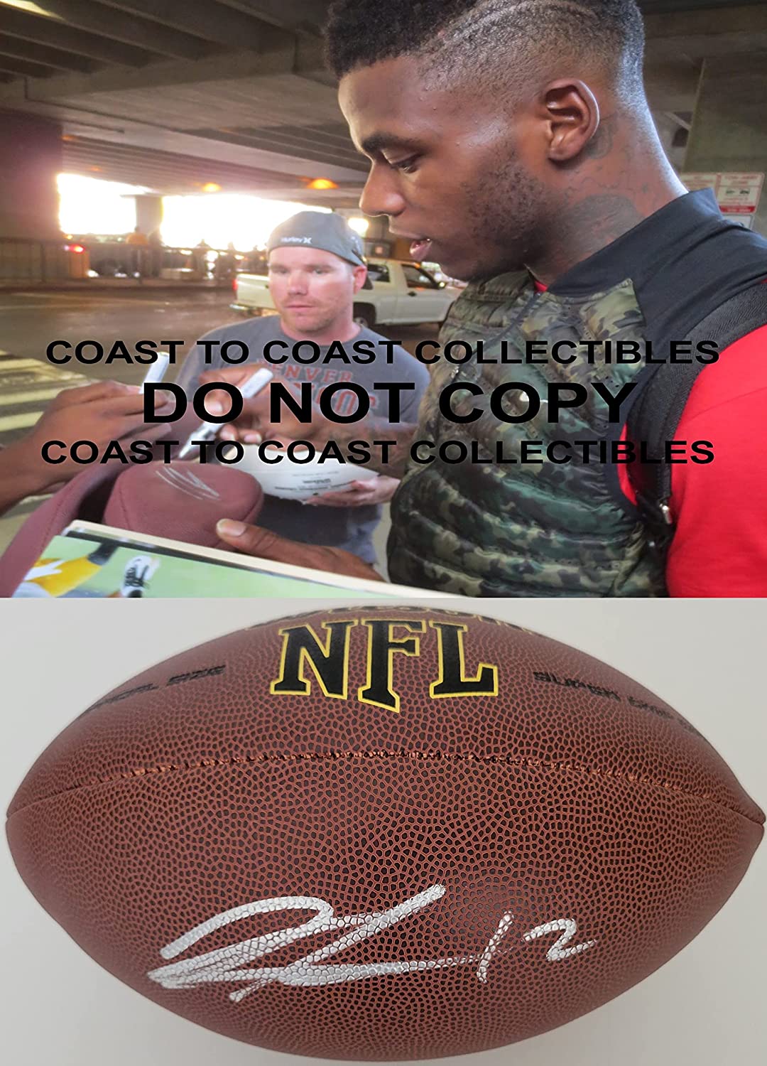Josh Gordon Kansas City Chiefs Seahawks Browns Baylor signed football COA proof