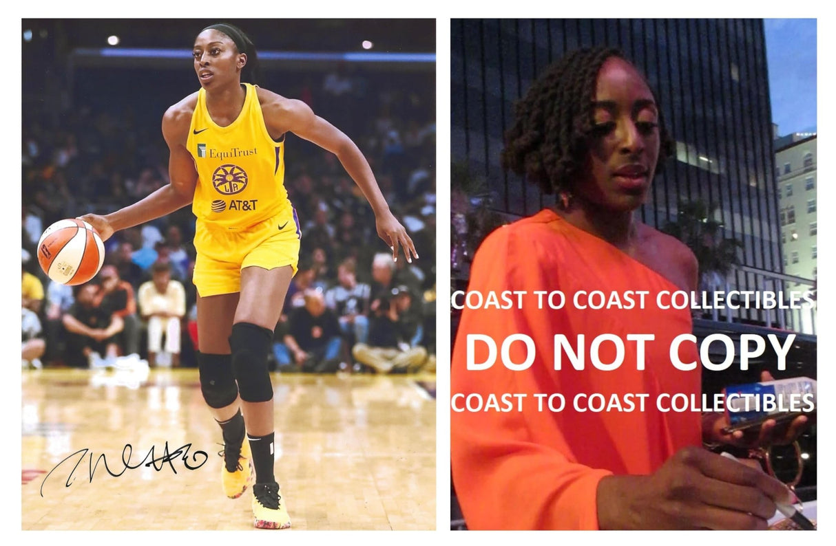 Nneka Ogwumike signed Los Angeles Sparks 8x10 basketball photo COA Proof autographed