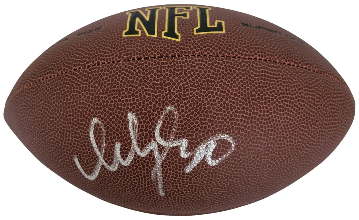 Ickey Woods Signed Football Proof COA Autographed Cincinnati Bengals UNLV