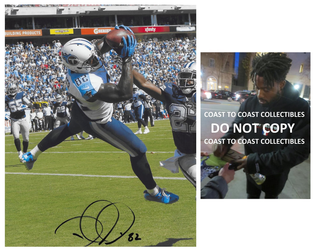 Delanie Walker signed Tennessee Titans football 8x10 photo Proof autographed
