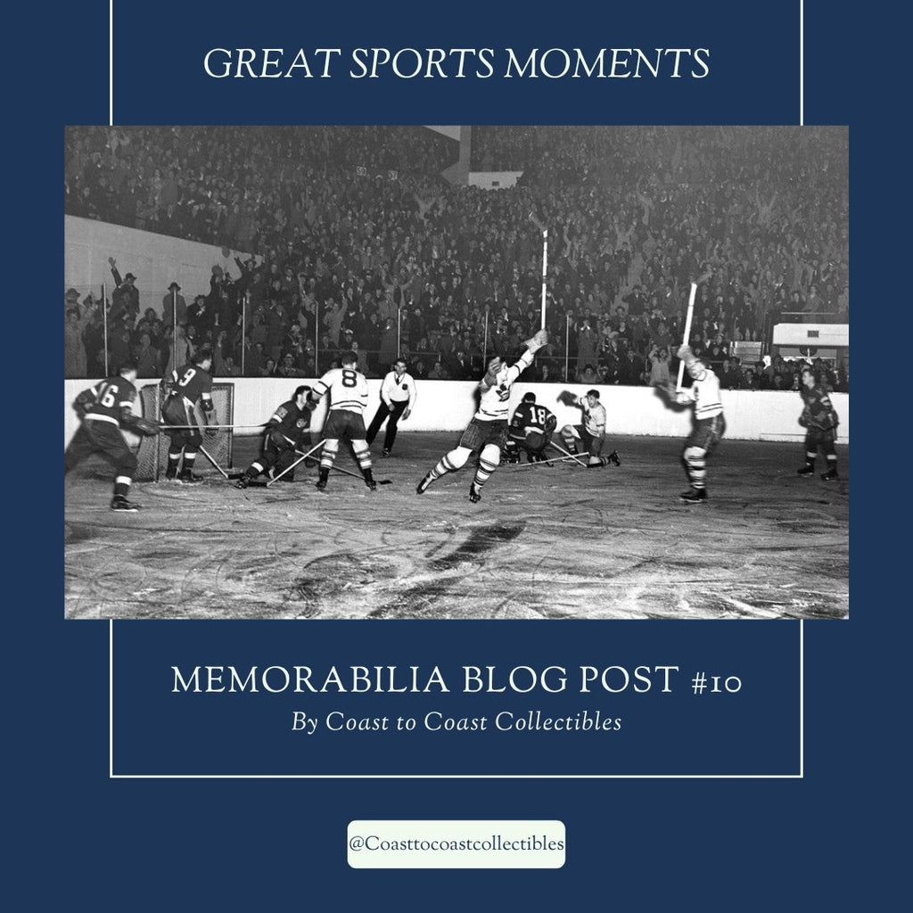 Great Sports Moments - Coast to Coast Collectibles Memorabilia