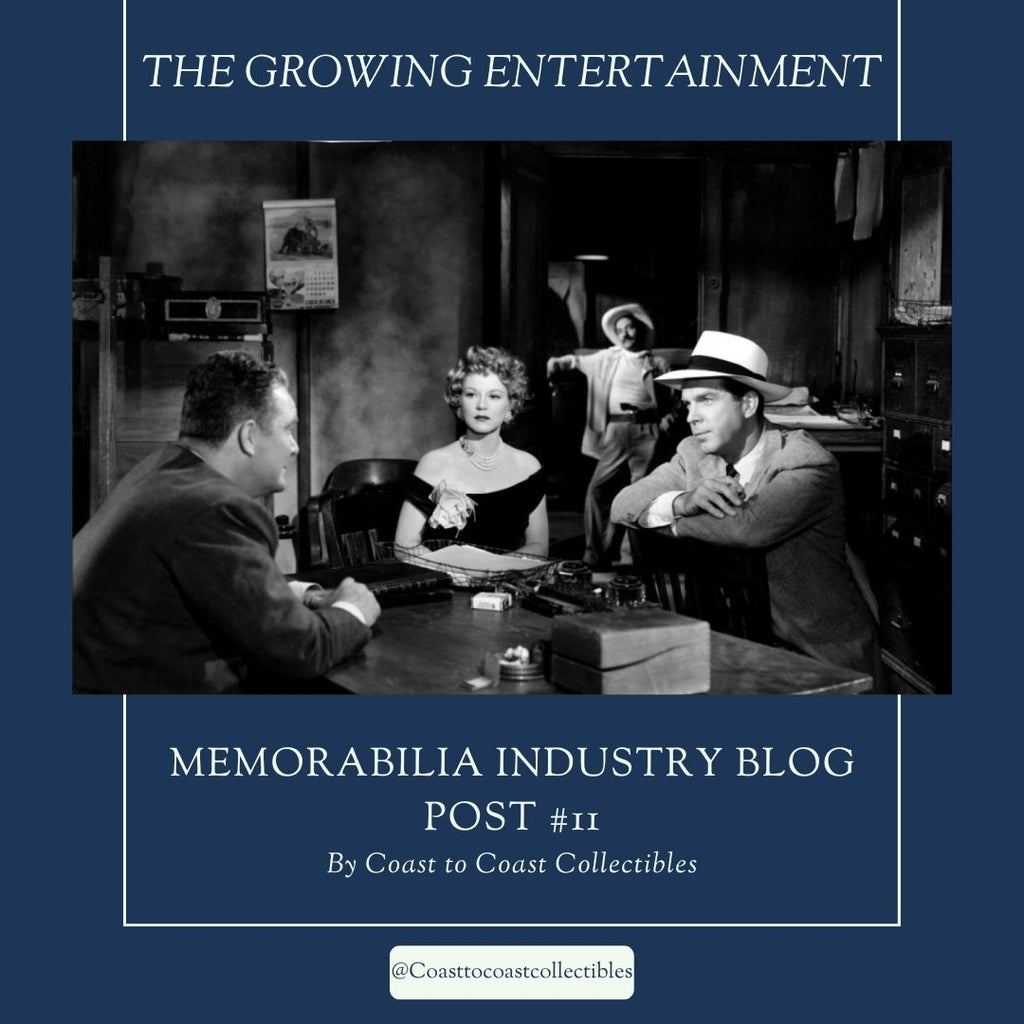 The Growing Entertainment Memorabilia Industry - Coast to Coast Collectibles Memorabilia