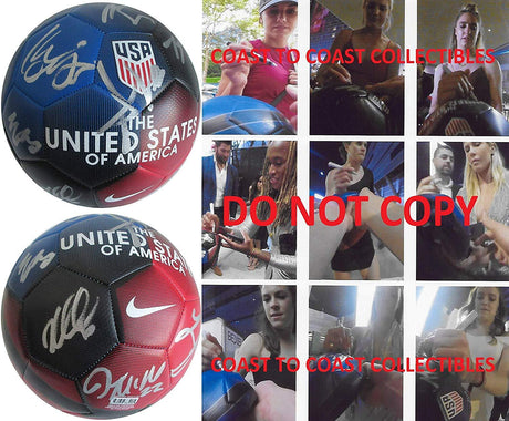 USA Womens Signed Soccer Ball