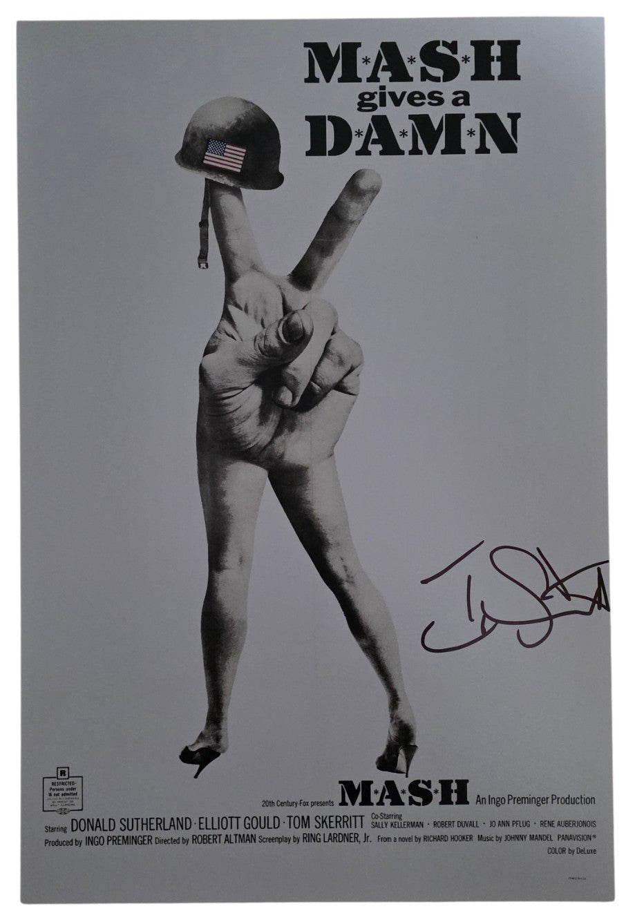 Tom Skerritt signed Mash 12x18 poster photo Duke COA autographed exact proof STAR
