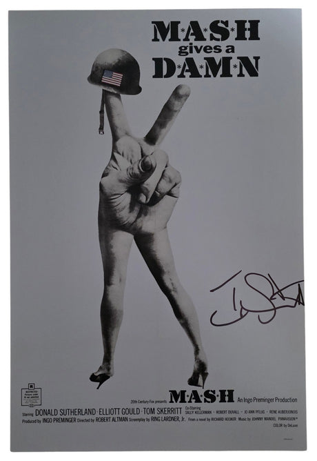 Tom Skerritt signed Mash 12x18 poster photo Duke COA autographed exact proof STAR