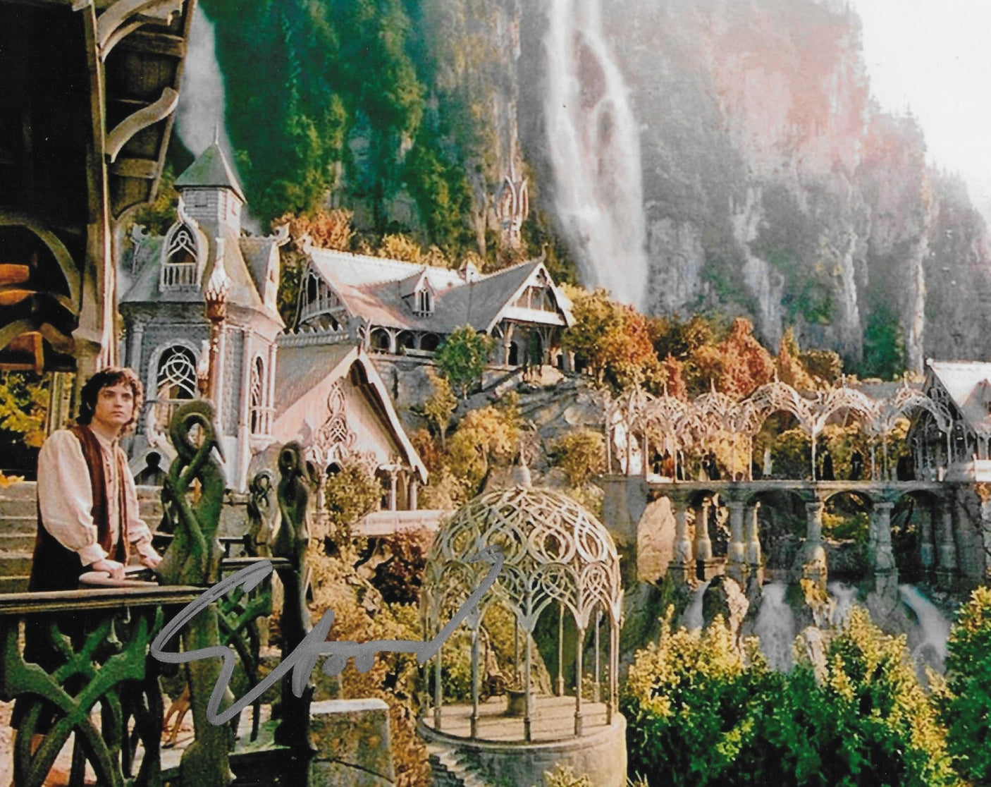Elijah Wood Signed Lord Of The Rings 8x10 Photo COA Exact Proof Autographed'' Star