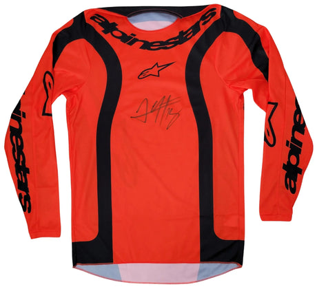 Jett Lawrence Signed Jersey Proof Autographed Supercross Motocross Alpinestars