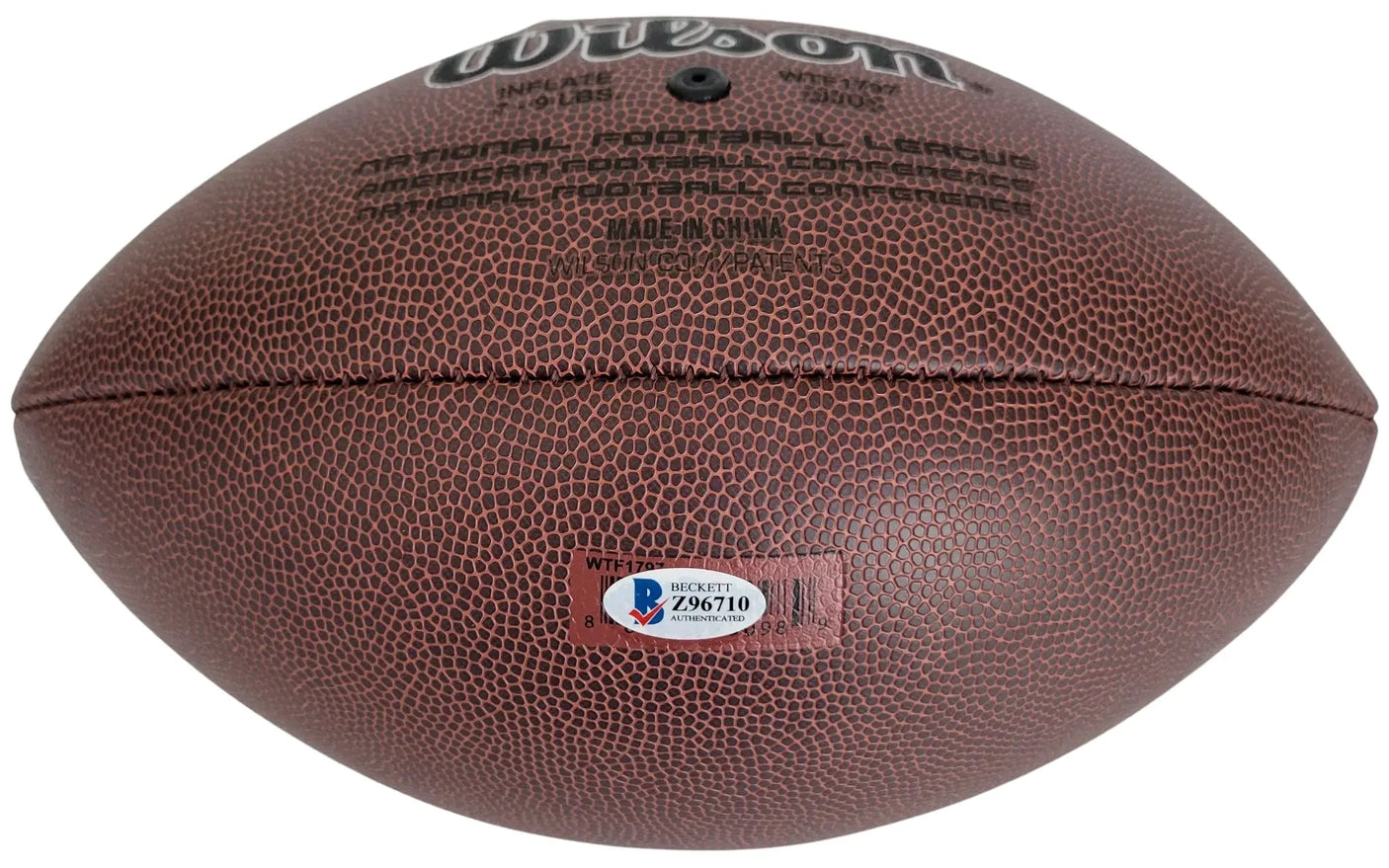 Walter Jones Signed Football COA Proof Seattle Seahawks FSU HOF Autographed